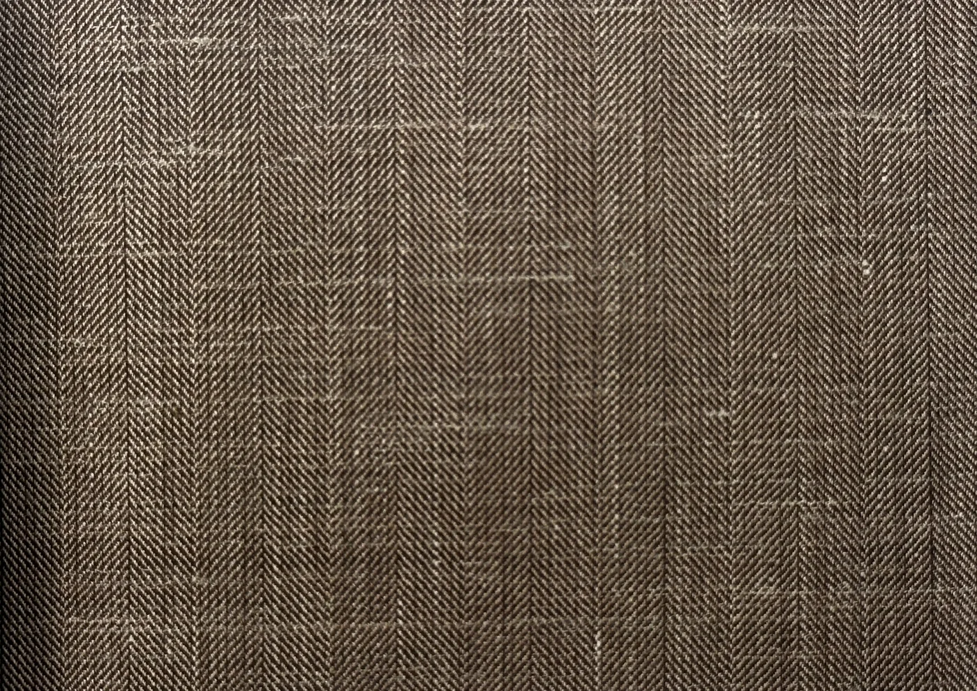 Sergio Benetti 29996 -210 Brown Herringbone fabric swatch